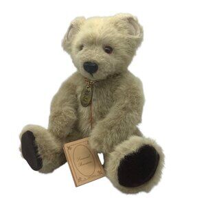 Vintage Little Folk Samuel Browne Teddy Bear Collectible Plush England Made 12"